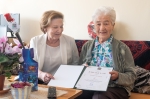 90 éves Tiringer Györgyné köszöntése