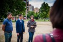 Jávor Ottó tér felújítása sajtótájékoztató
