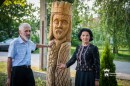 Horváth János alkotó Királyszobra- Kisfaludon