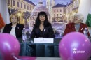 Mellrák elleni séta sajtótájékoztató