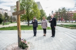 A katyñi áldozatokra emlékeztek a Jávor Ottó téren