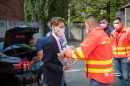 Maszk és köszönet a mentősöknek