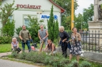 Megszépül a Lehel utcai kerszt környezete