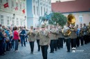 Katonazenekar a belvárosban