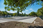 Kórház parkoló átadása