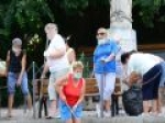 Őszi takarítás a Mária-szobor környékén