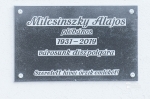 Milcsinszky Alajos emléktábla avató