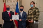 Magyar Mentésügyért Emlékérem átadása Polgármester Úrnak