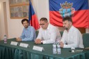 Senior tájfutó sajtótájékoztató