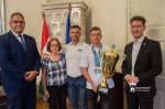 Lőrincz Benedek U15-ös horgász világbajnok fogadása