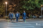 Intelligens gyalogos-átkelőhely átadása-Kórház bejárata