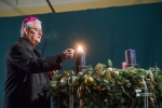 Püspökség - első adventi gyertyagyújtás