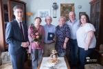 Hiedl házaspár köszöntése 60-ik házassági évfordulójukon