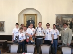 Robotépítő diákok köszöntése a Városházán 2017. május 17. 